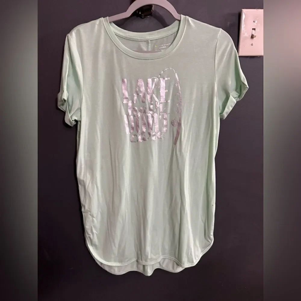 Lake Hair Don't Care Circuit Handmade Shirt Trekgear Women's Small